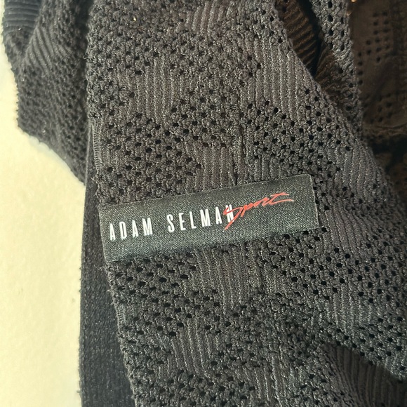 ADAM SELMAN SPORT Mesh Star Bra Women’s Small Black - Picture 3 of 5